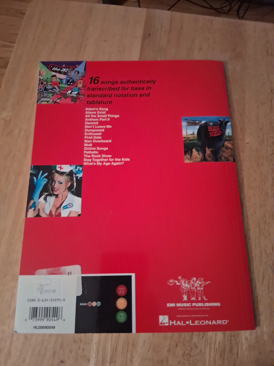 Blink-182 Bass Guitar Songbook - photo 2