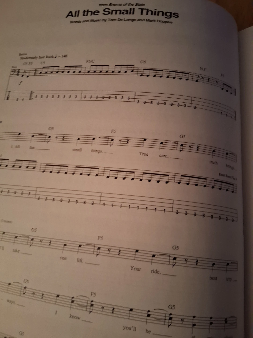 Blink-182 Bass Guitar Songbook - photo 3