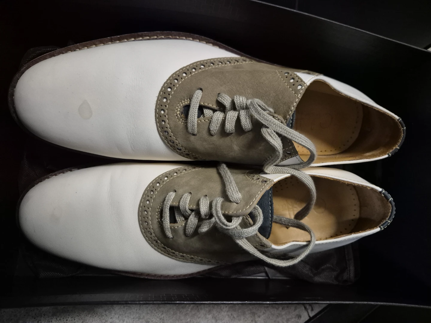 Cole Haan Duke Perf Saddle Shoes White - photo 2