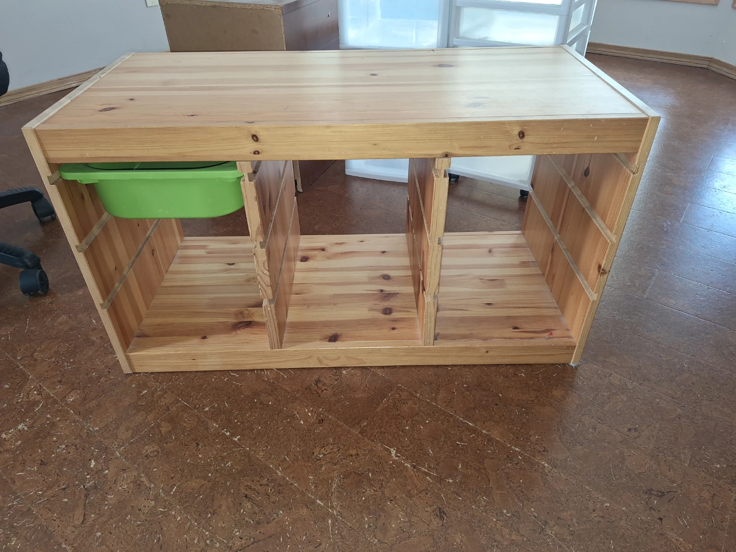 Trofast ikea shelf with 1 bin