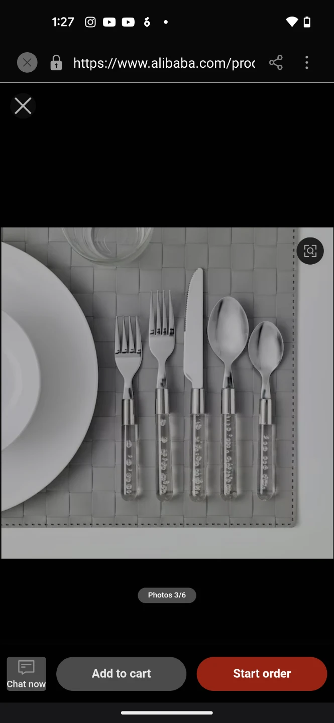 Ikea BUBLOR Acrylic Bubble Cutlery Set - photo 4