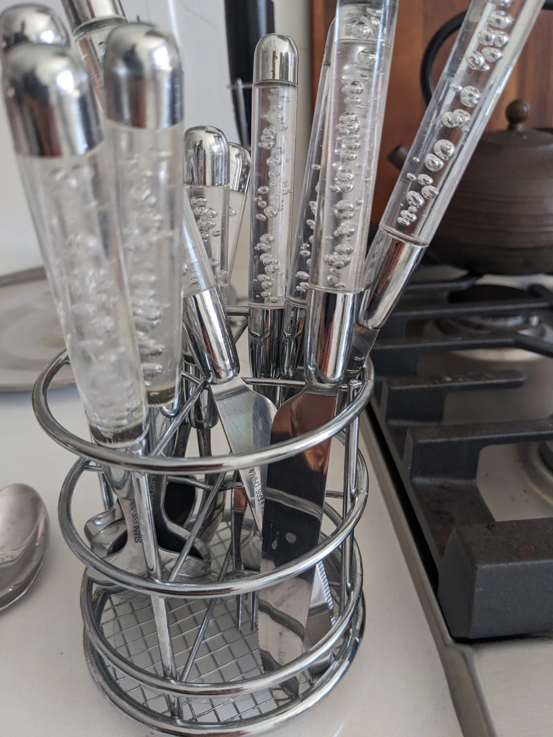 Ikea BUBLOR Acrylic Bubble Cutlery Set - photo 5