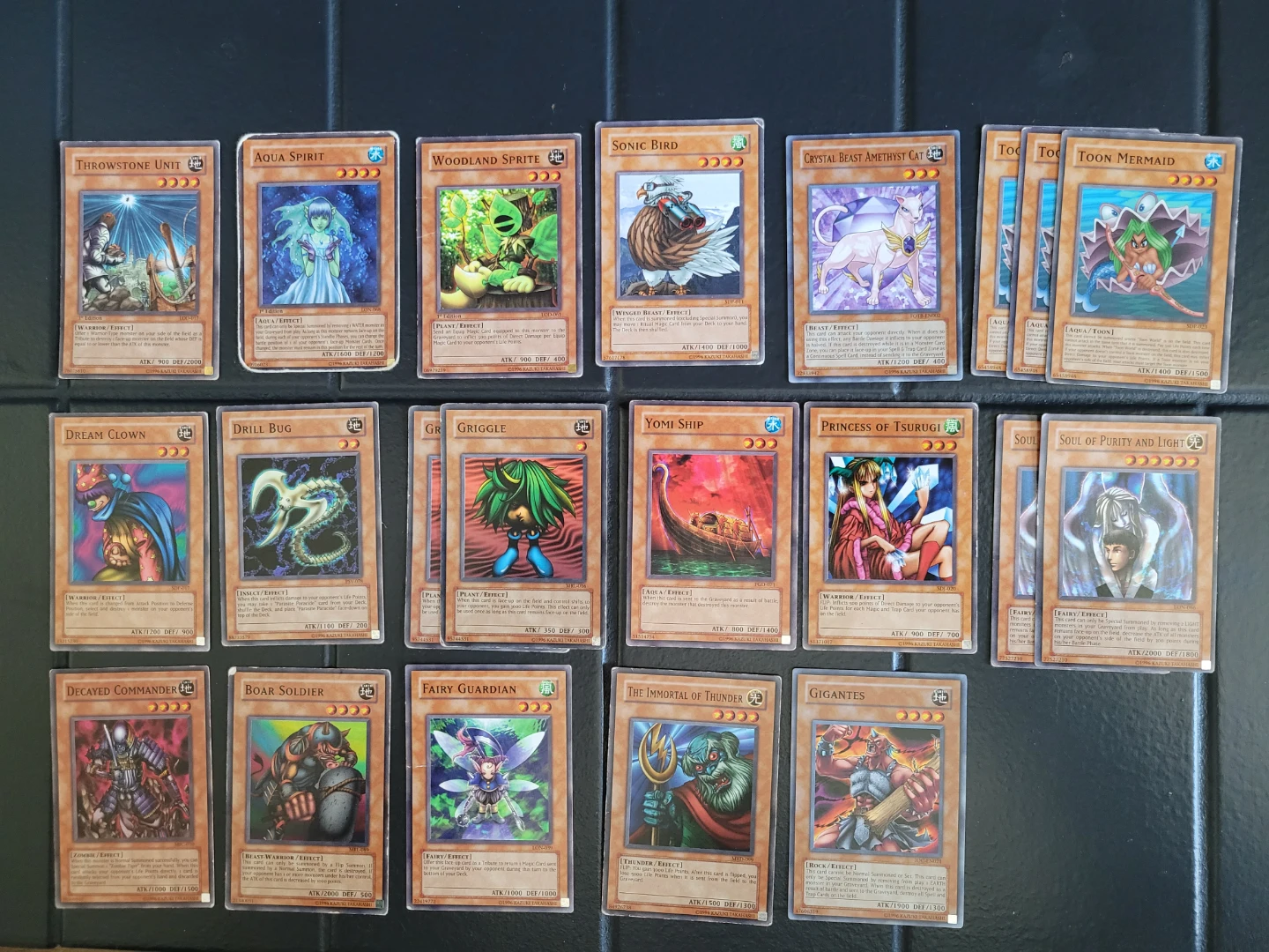 Yu-Gi-Oh Card Lot – 3 First Edition