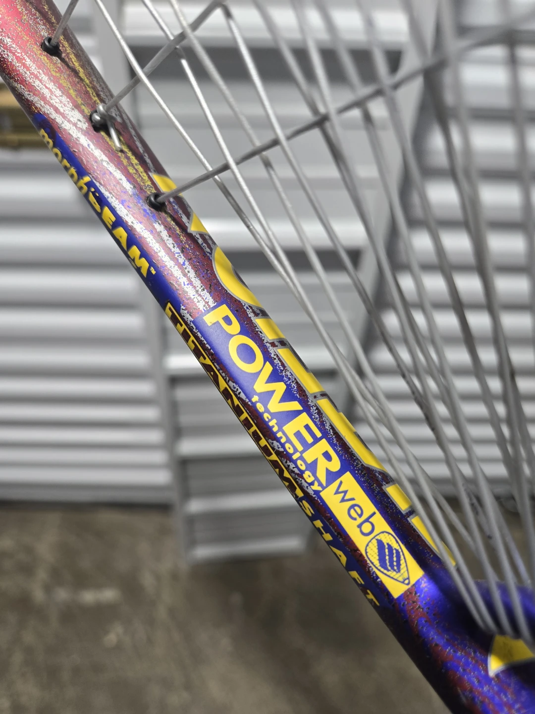 E-Force Morph-Slam Titanium Powerweb Racquet - photo 3