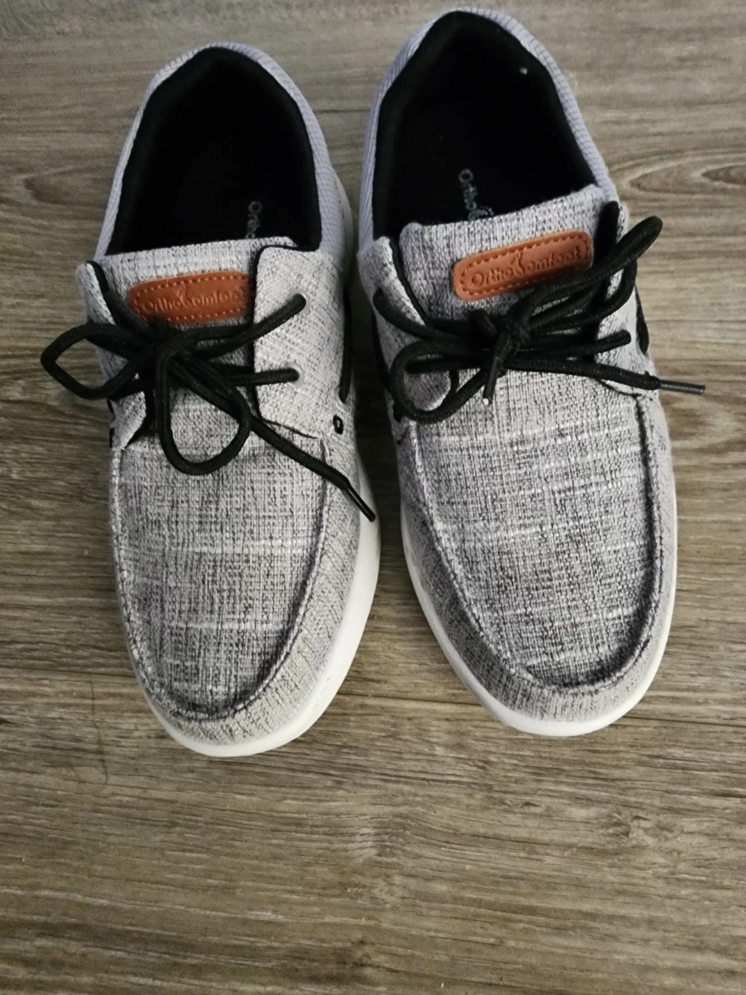 OrthoComfort Grey Boat Shoes EU 41