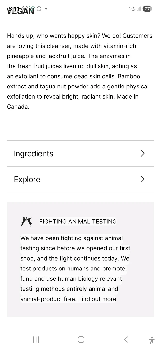 Happy Skin Enzymic Facial Exfoliator 100g - photo 2