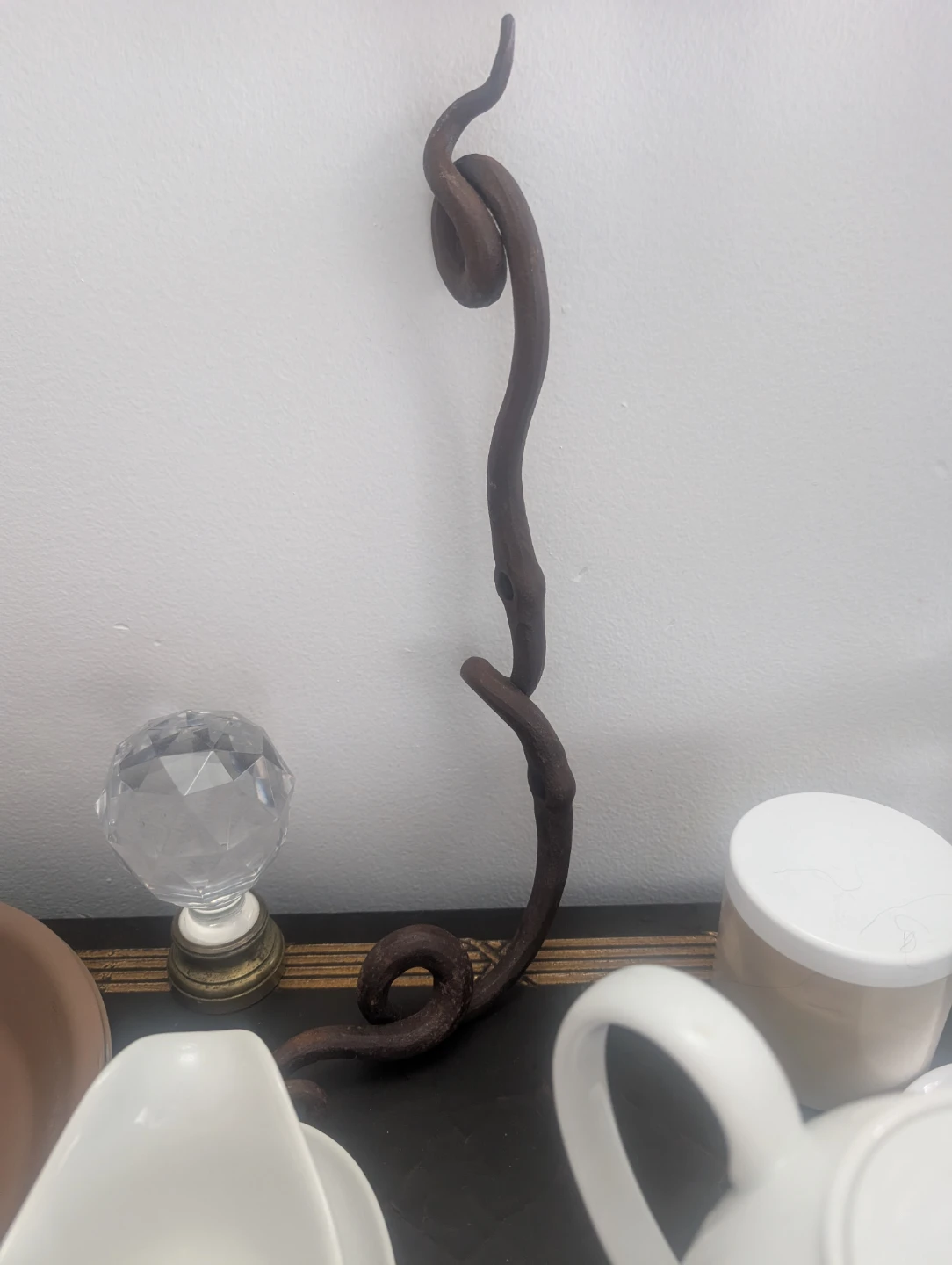 Rustic Metal Wall Hook - photo 2