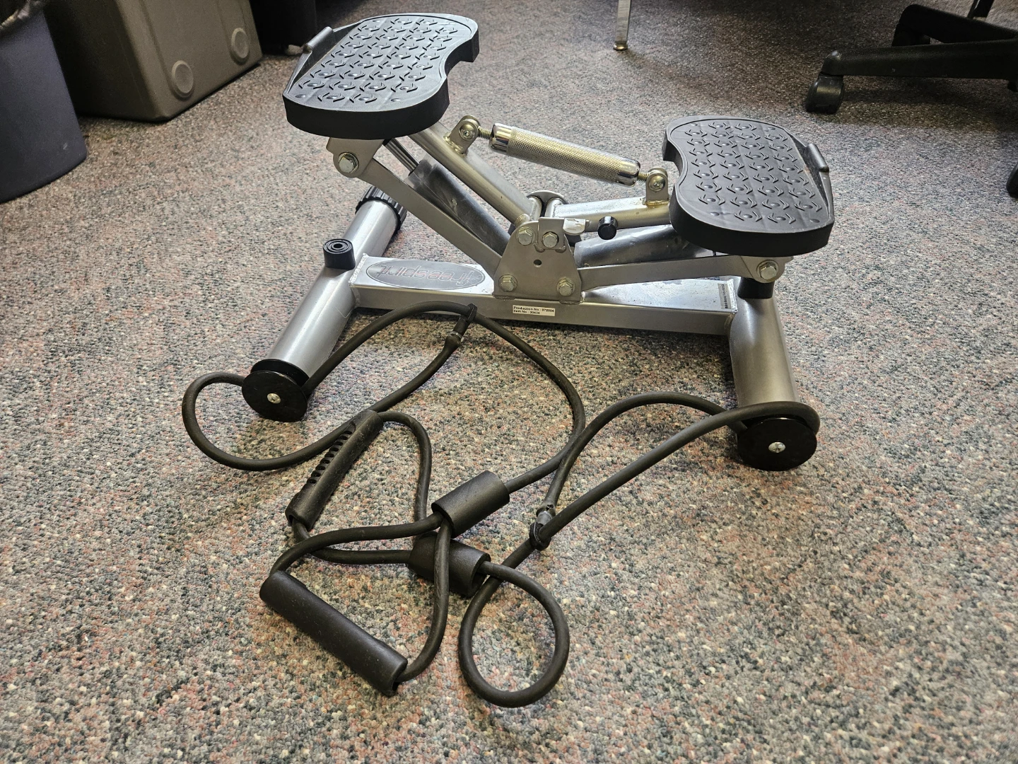 Stair Stepper with Resistance Bands