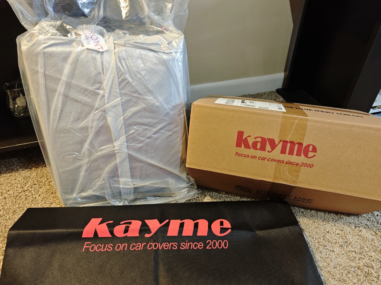 New Kayme All Weather Car Cover with Zipper Access - photo 3