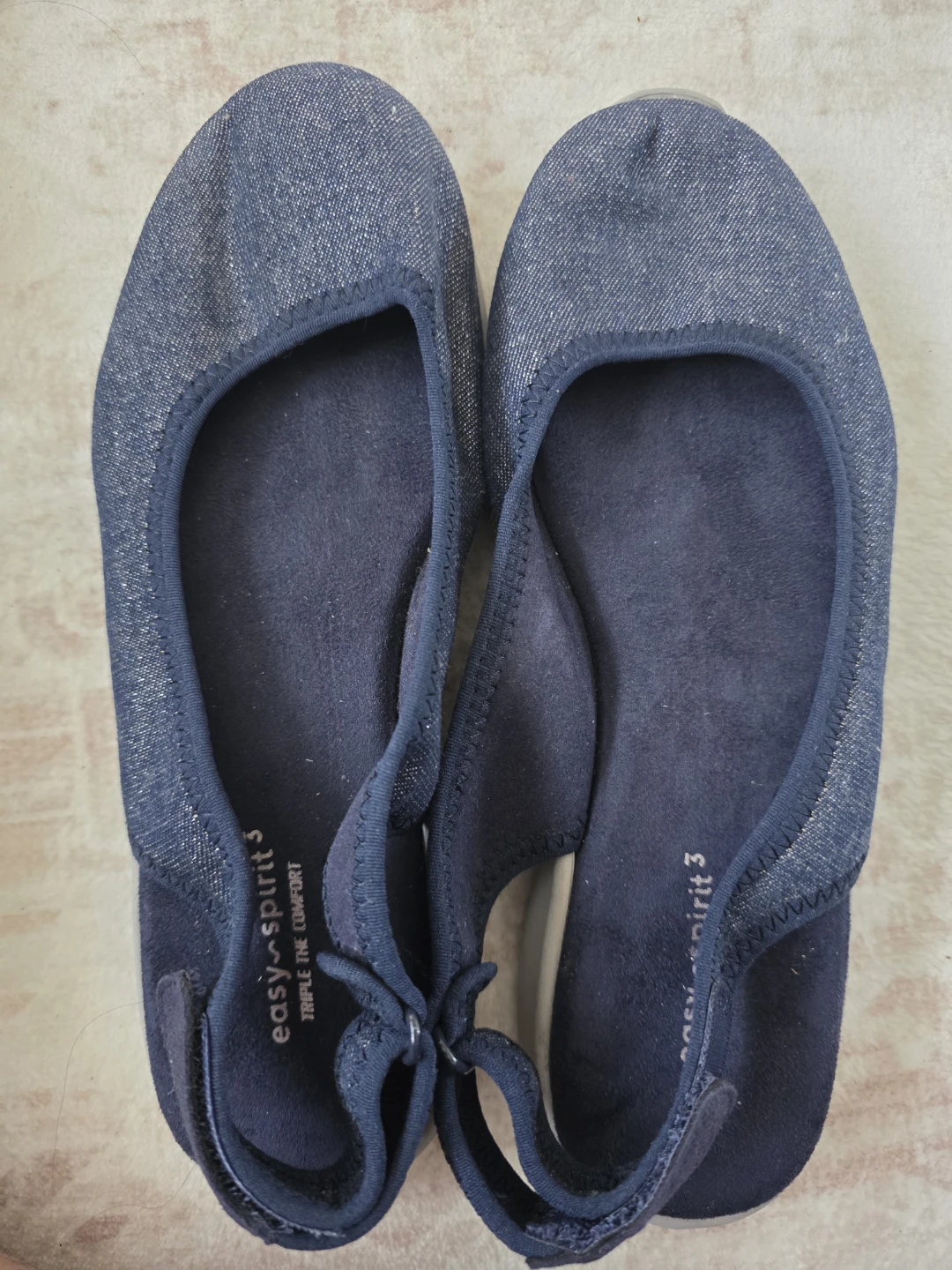 Easy Spirit Women's Blue Slingback Shoes Size 6W
