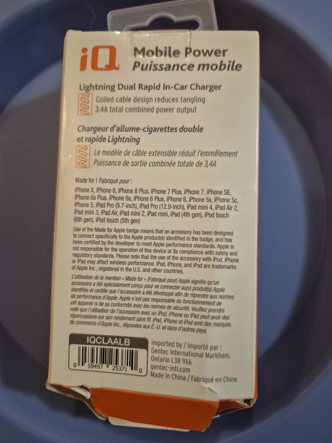 iQ Mobile Power Lightning Dual Rapid In-Car Charger - photo 2