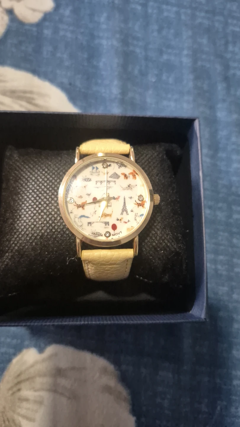 Francesca's Women's Watch with Travel Theme Dial - photo 4