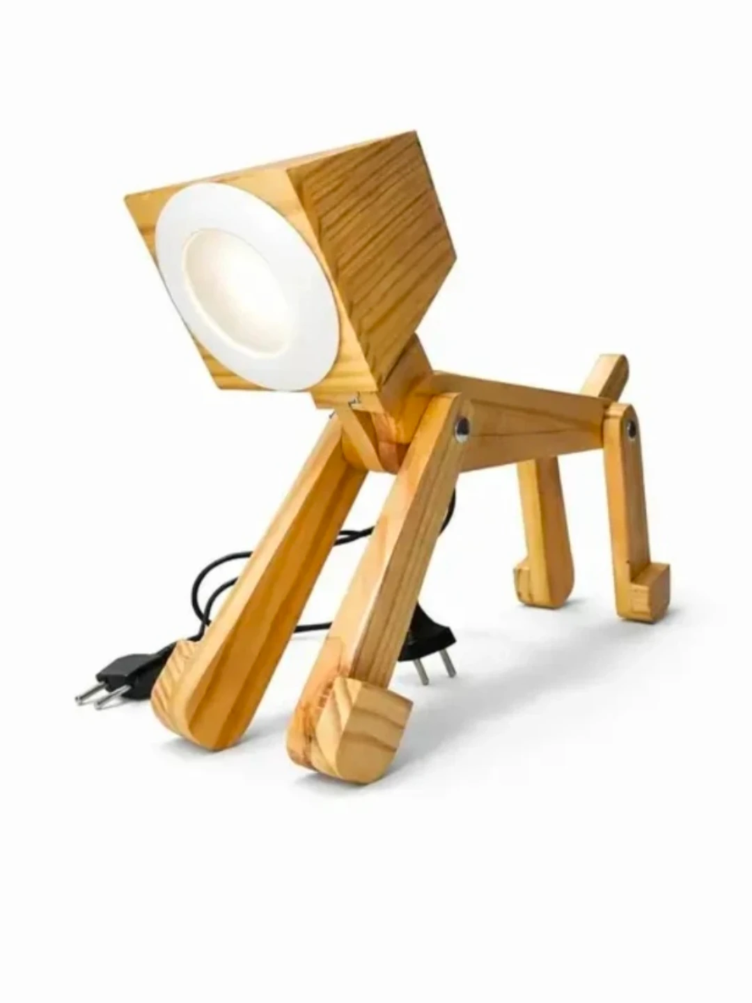 Wooden Dog Desk Lamp - photo 4