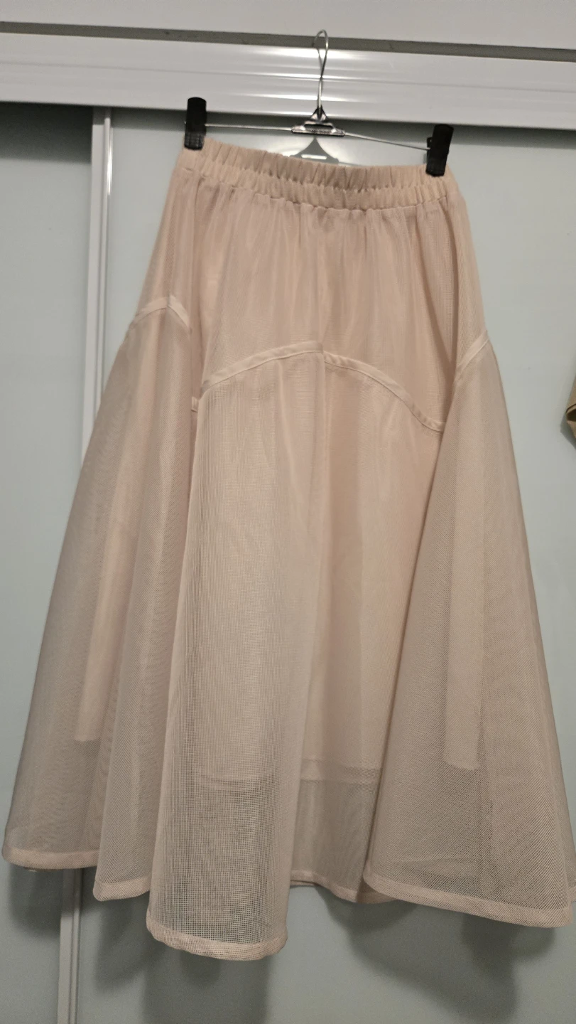Light Pink Mesh Petticoat Skirt - photo 2