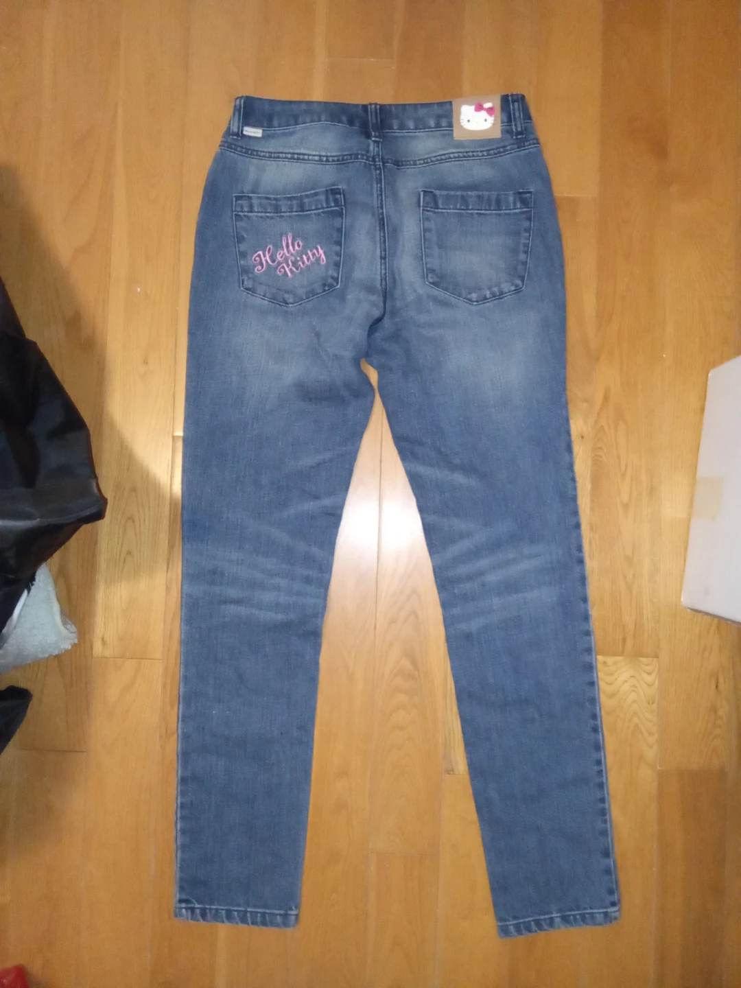 Hello Kitty Blue Denim Jeans Women's Size 2 - photo 4