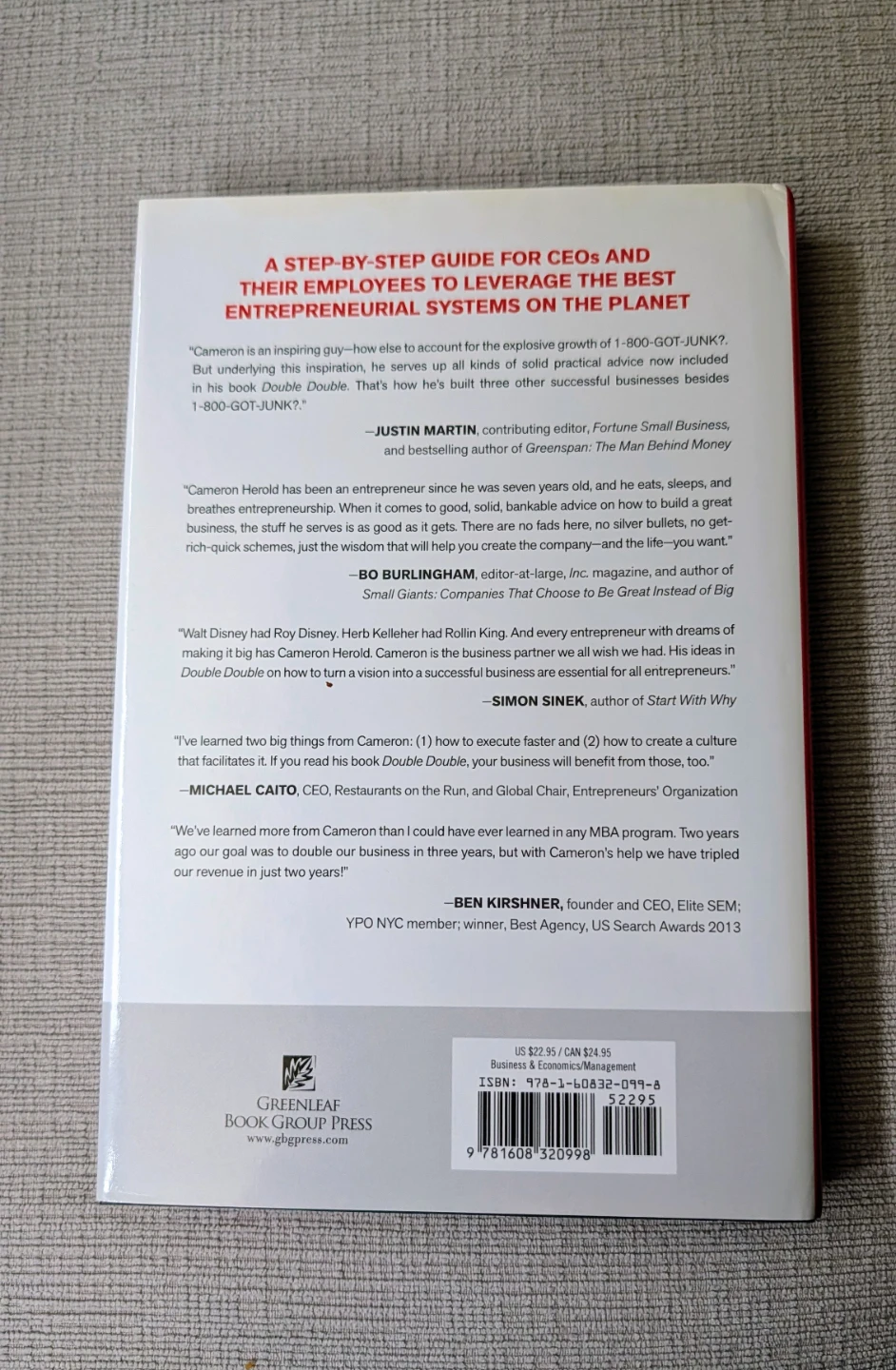 Double Double: How to Double Your Revenue and Profit Book - photo 2