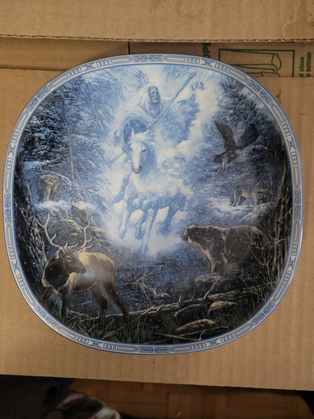 "Snow Rider" Collector Plate