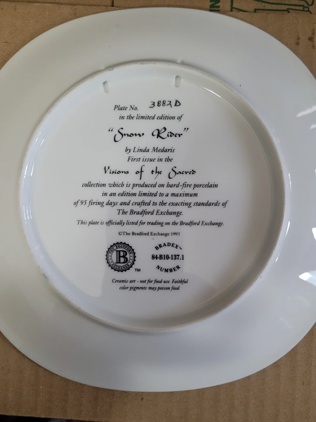 "Snow Rider" Collector Plate - photo 2