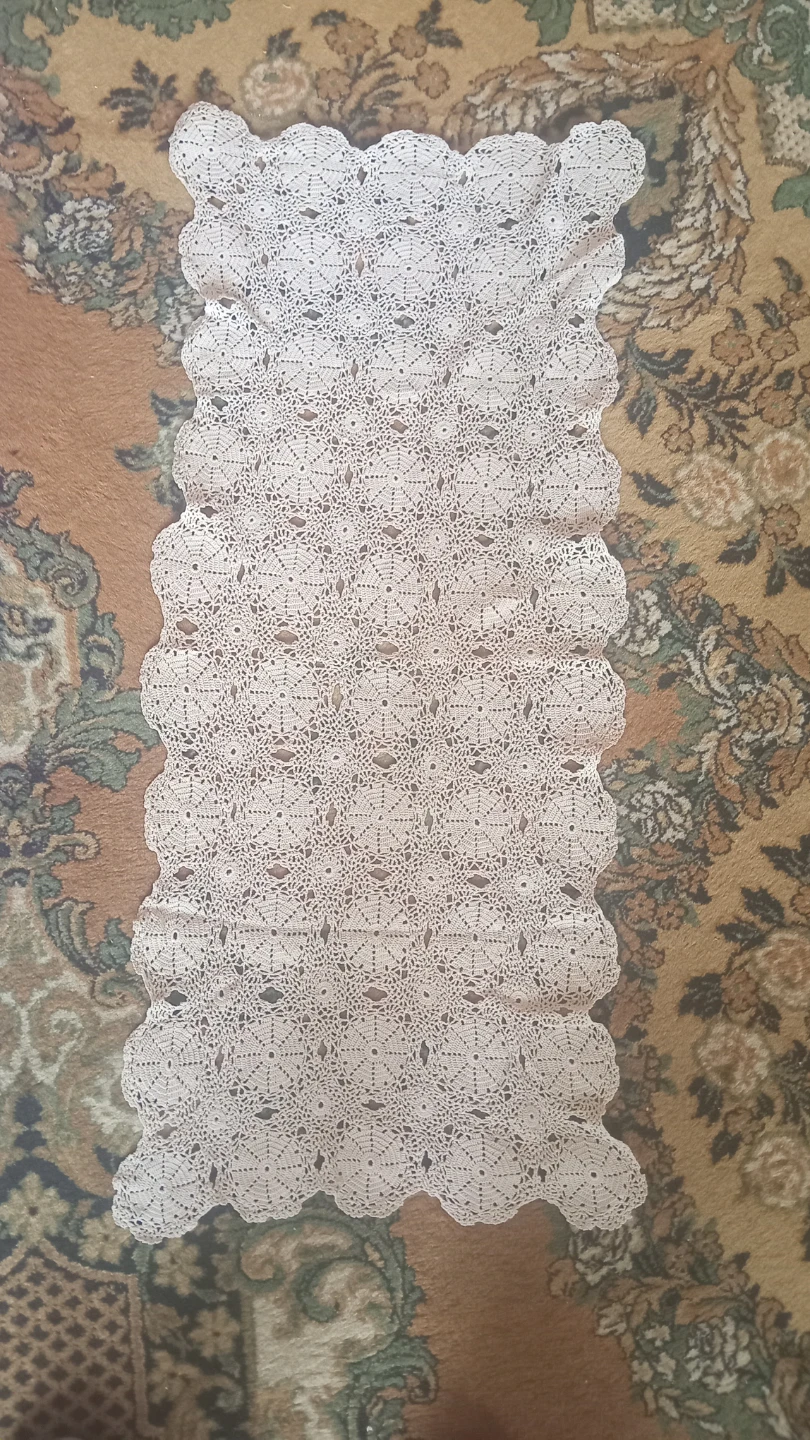 Handmade Crochet Table Runner