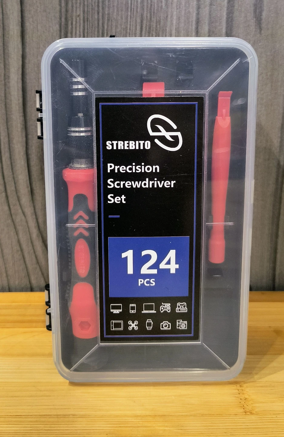STREBITO 124-Piece Precision Screwdriver Set