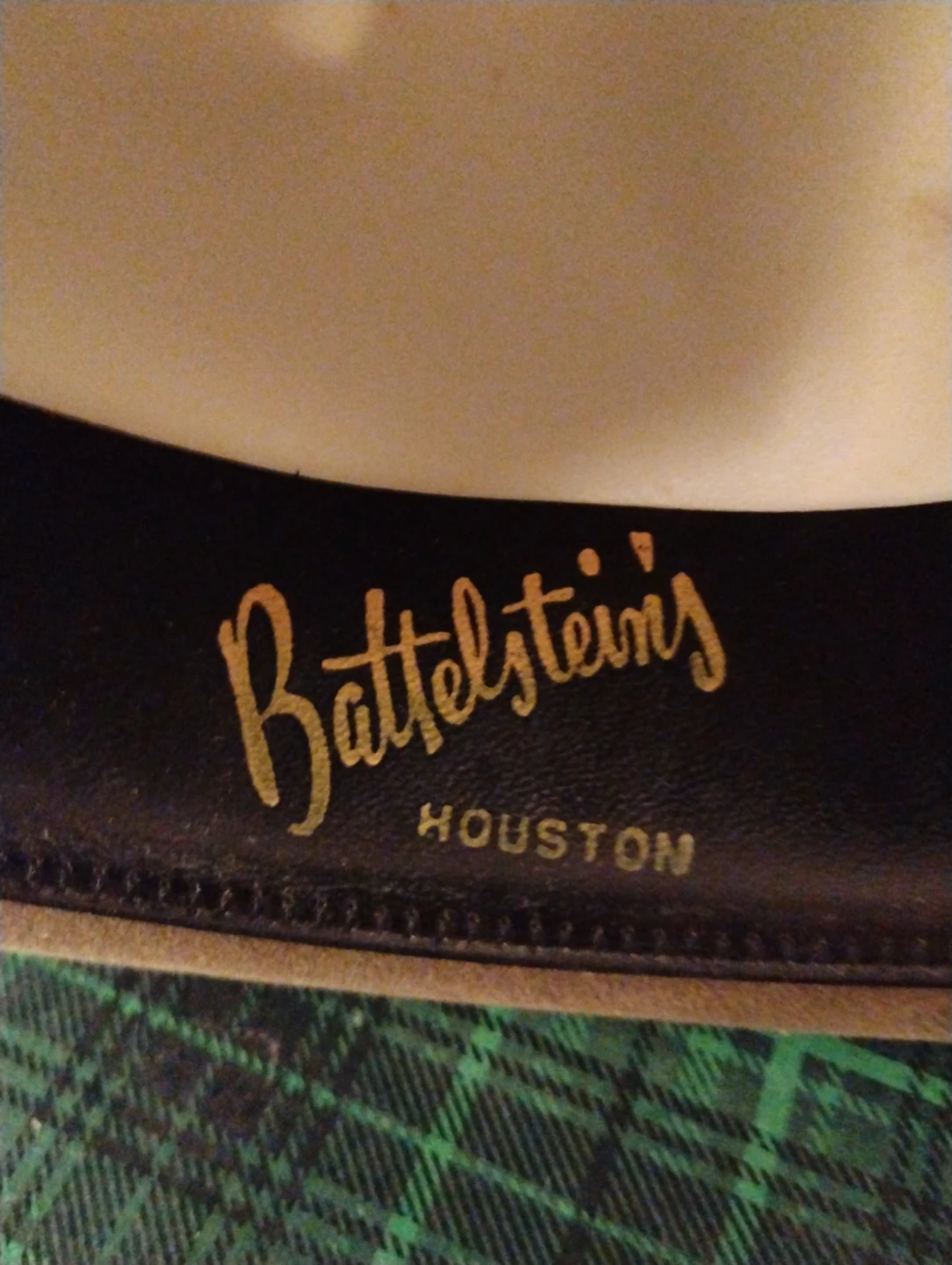 Battelstein's Houston Fedora Hat Size 7 3/8 - photo 3