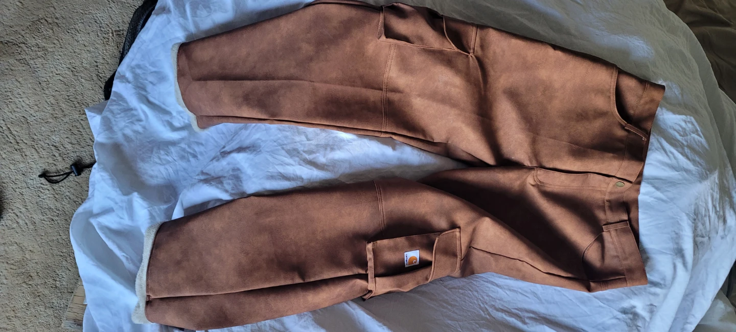 Men's Carhartt  Brown Cargo Work Pants - photo 2