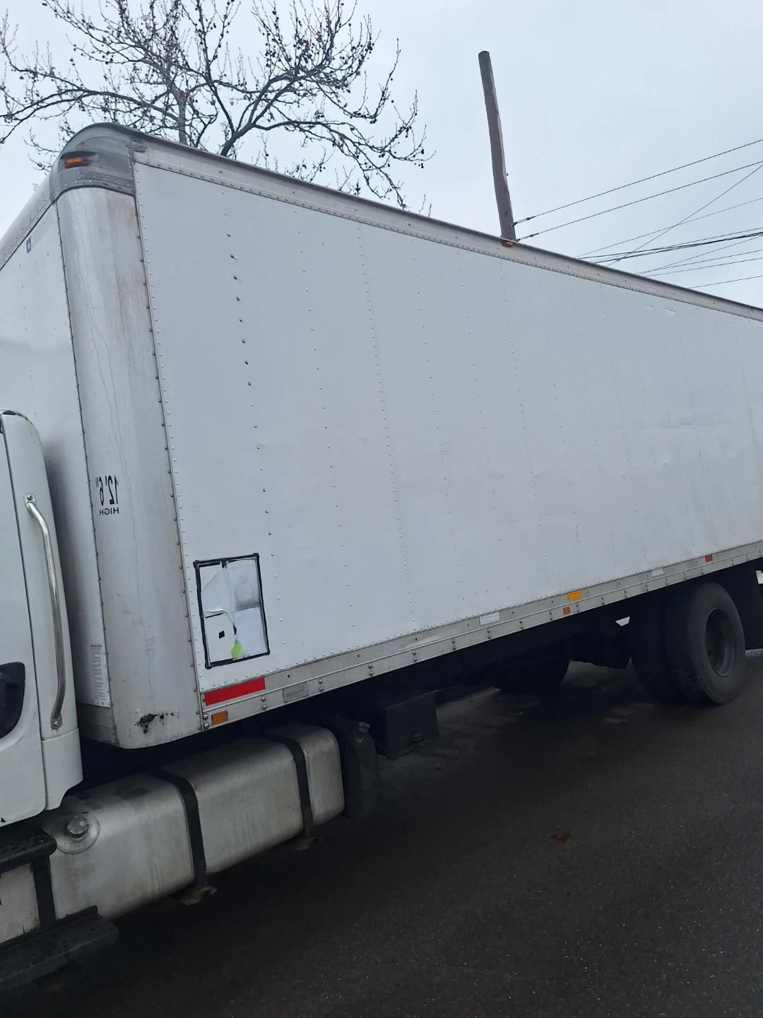 White Freightliner Box Truck - photo 4
