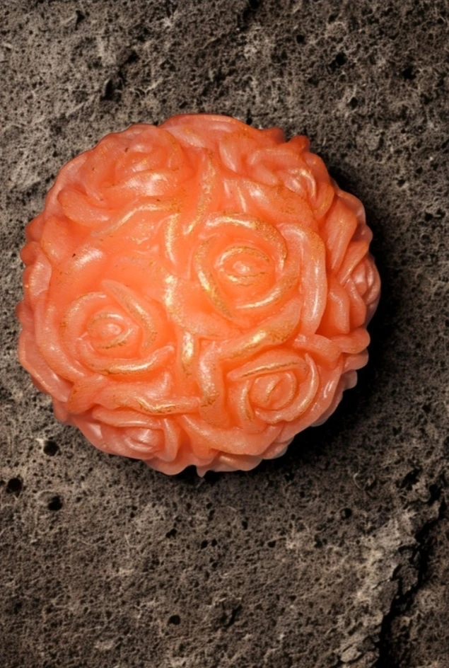 CHANDELLE décorative  en forme de rose - photo 2