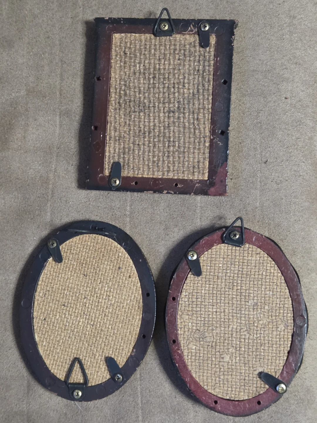 Set of 3 Miniature Victorian Style Frames 3 inch - photo 2