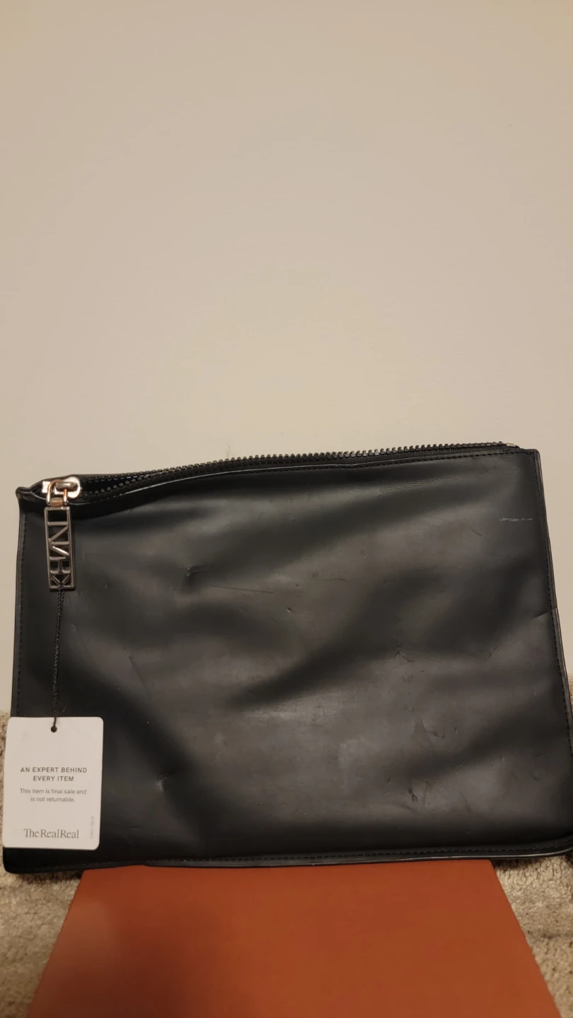 KENZO Black Tiger I Love You Clutch Pouch - photo 2