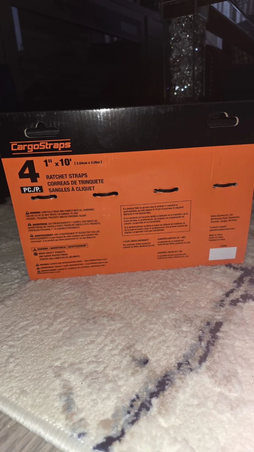 CargoStraps 10' Padded Ratchet Tie Downs (4 Pack) - photo 2