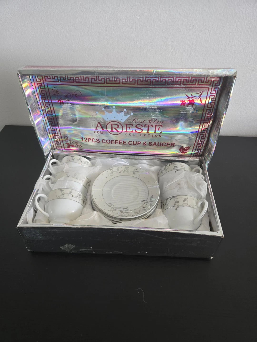 AR Este Home Collection 12 Piece Coffee Cup & Saucer Set - photo 2