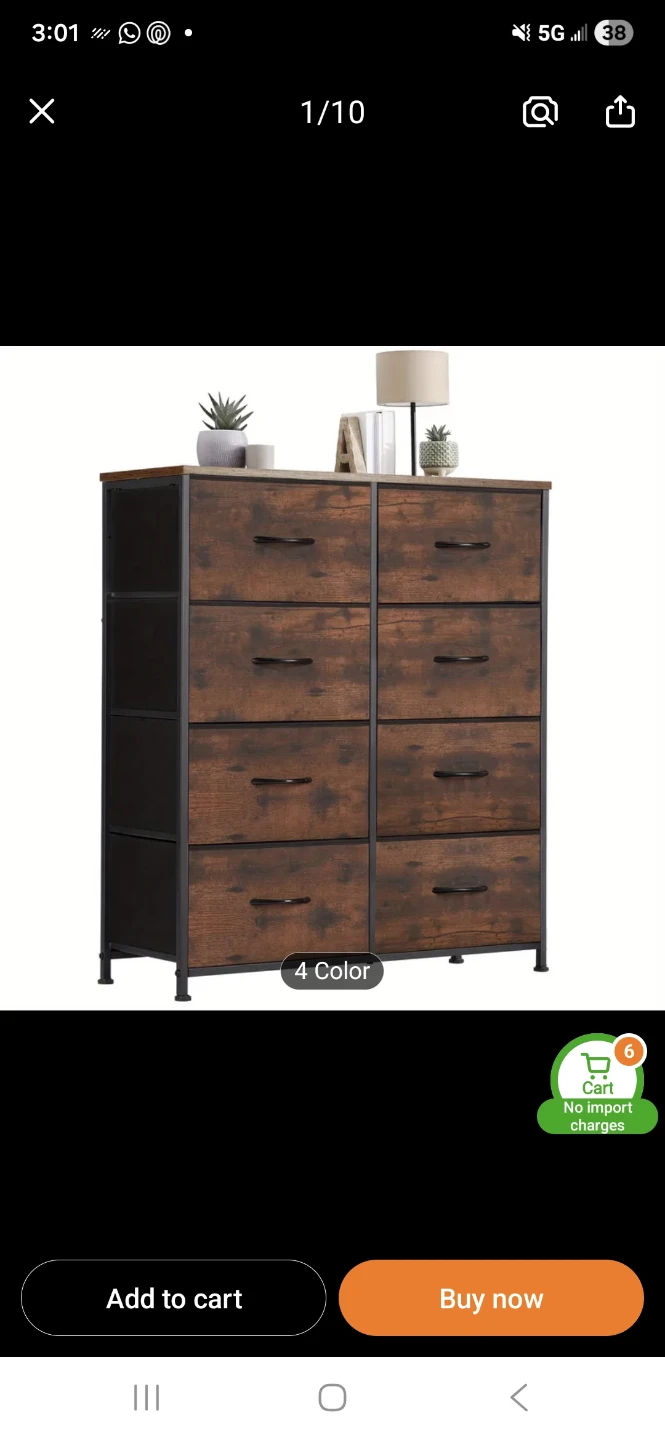 6 Drawer Dresser