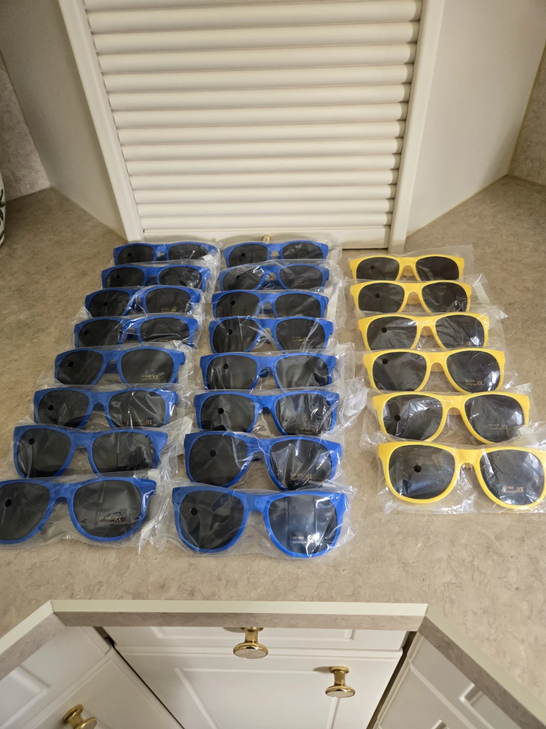 Sunglasses - Yellow and Blue