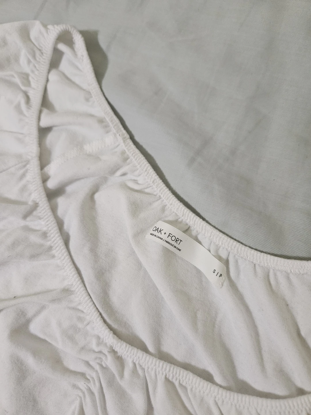 Oak + Fort White Cropped Top - Size S - photo 3