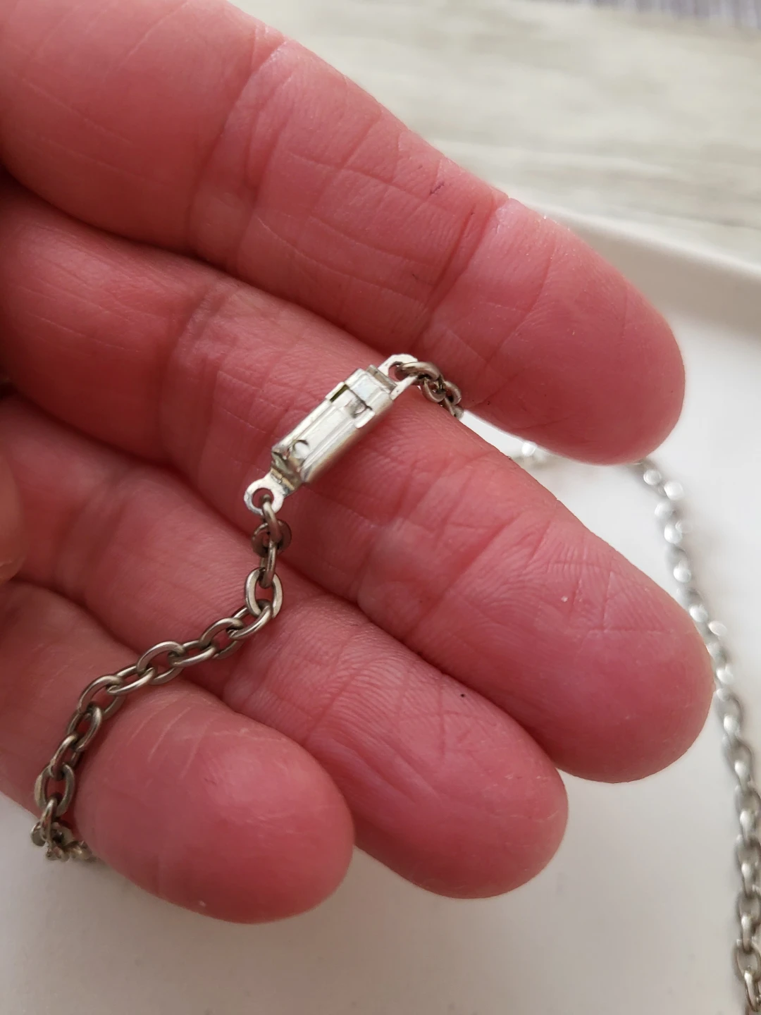 Vintage Silver Tone Camel and Filigree Necklace - photo 3