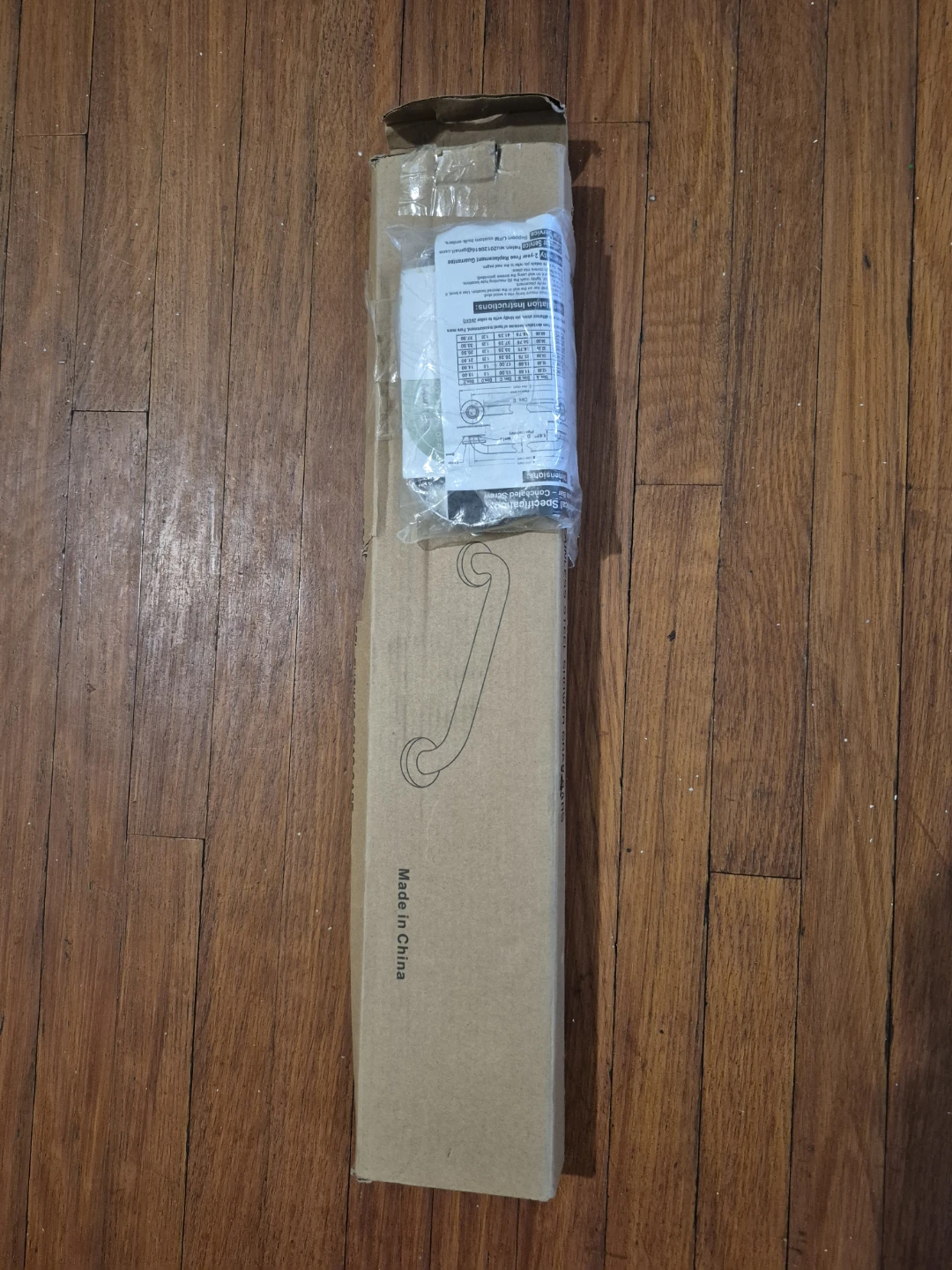 Black Stainless Steel Grab Bar