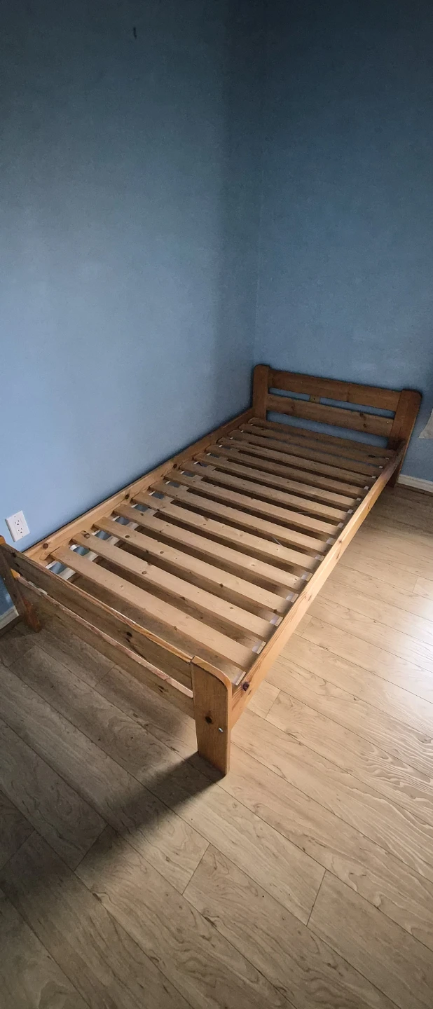 Twin Size Wooden Bed Frame