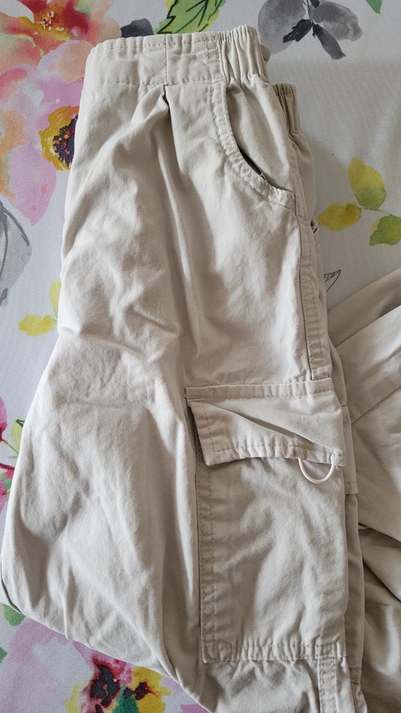 Kids Cargo Pants Beige Size M (10/12) - photo 5
