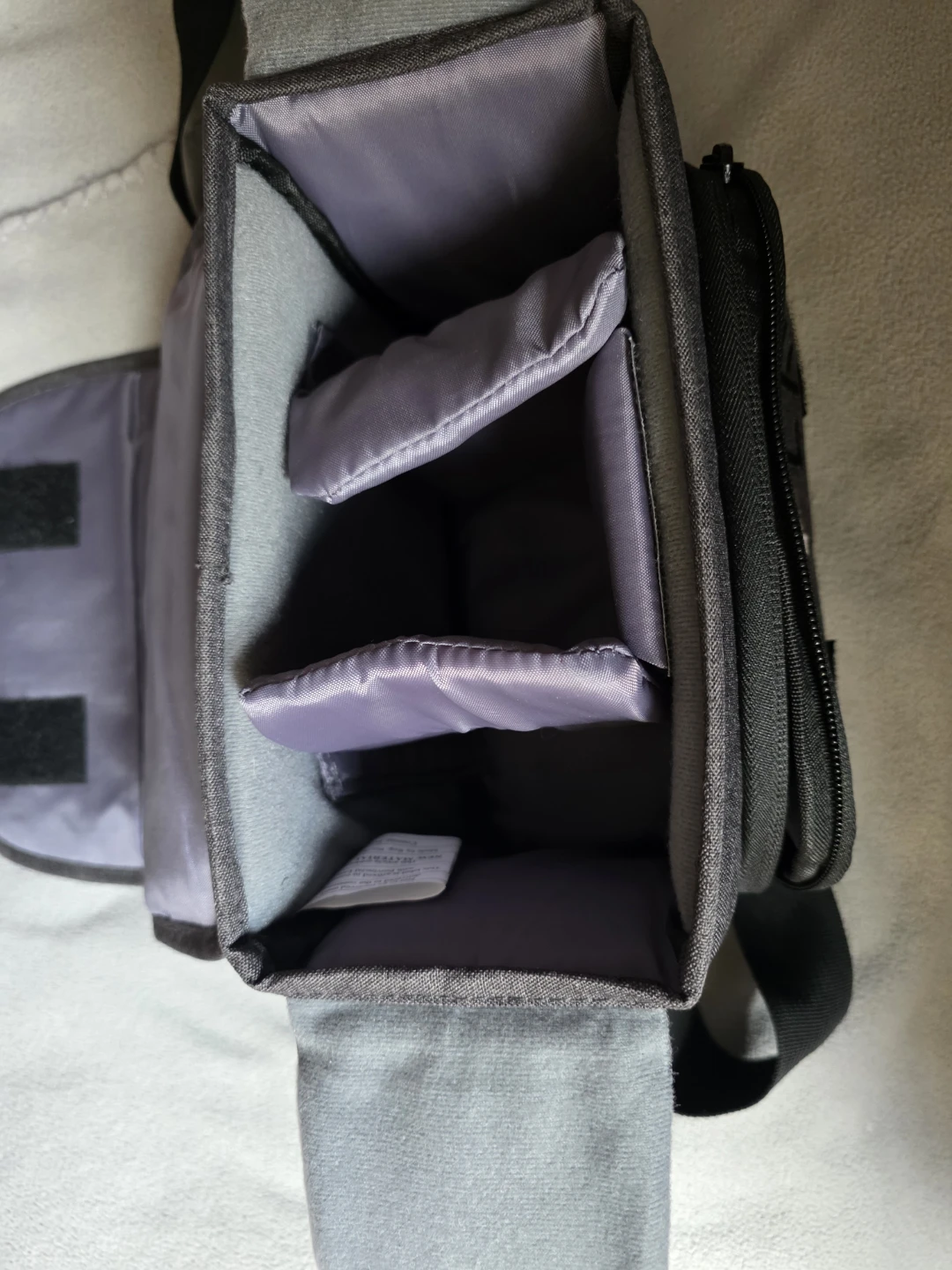 Grey Camera Bag with Adjustable Strap - photo 2