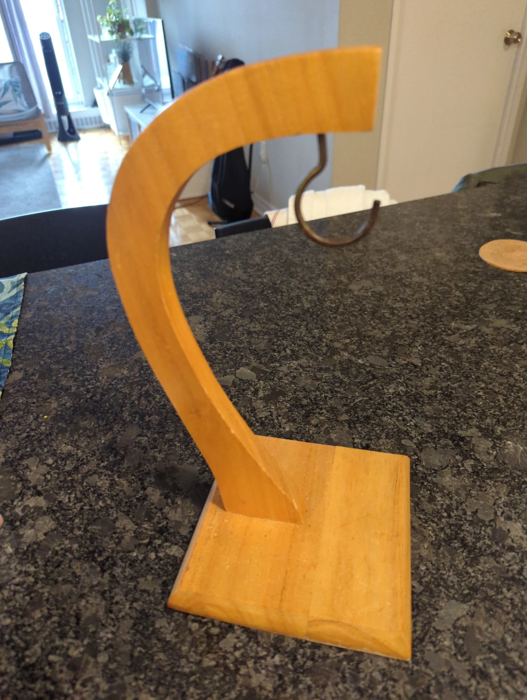Wooden Mug/ banana Holder Stand
