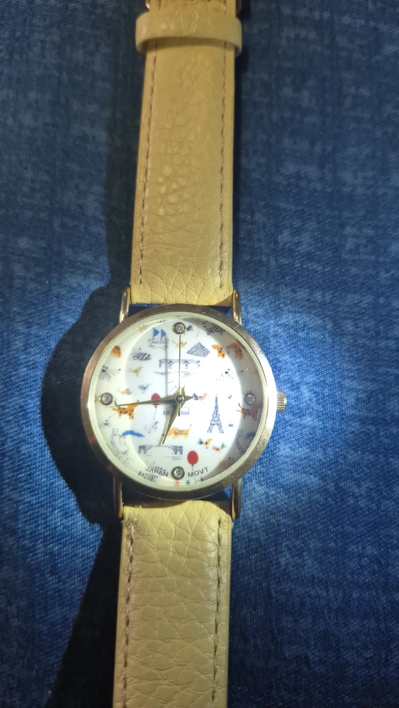 Francesca's Women's Watch with Travel Theme Dial - photo 2