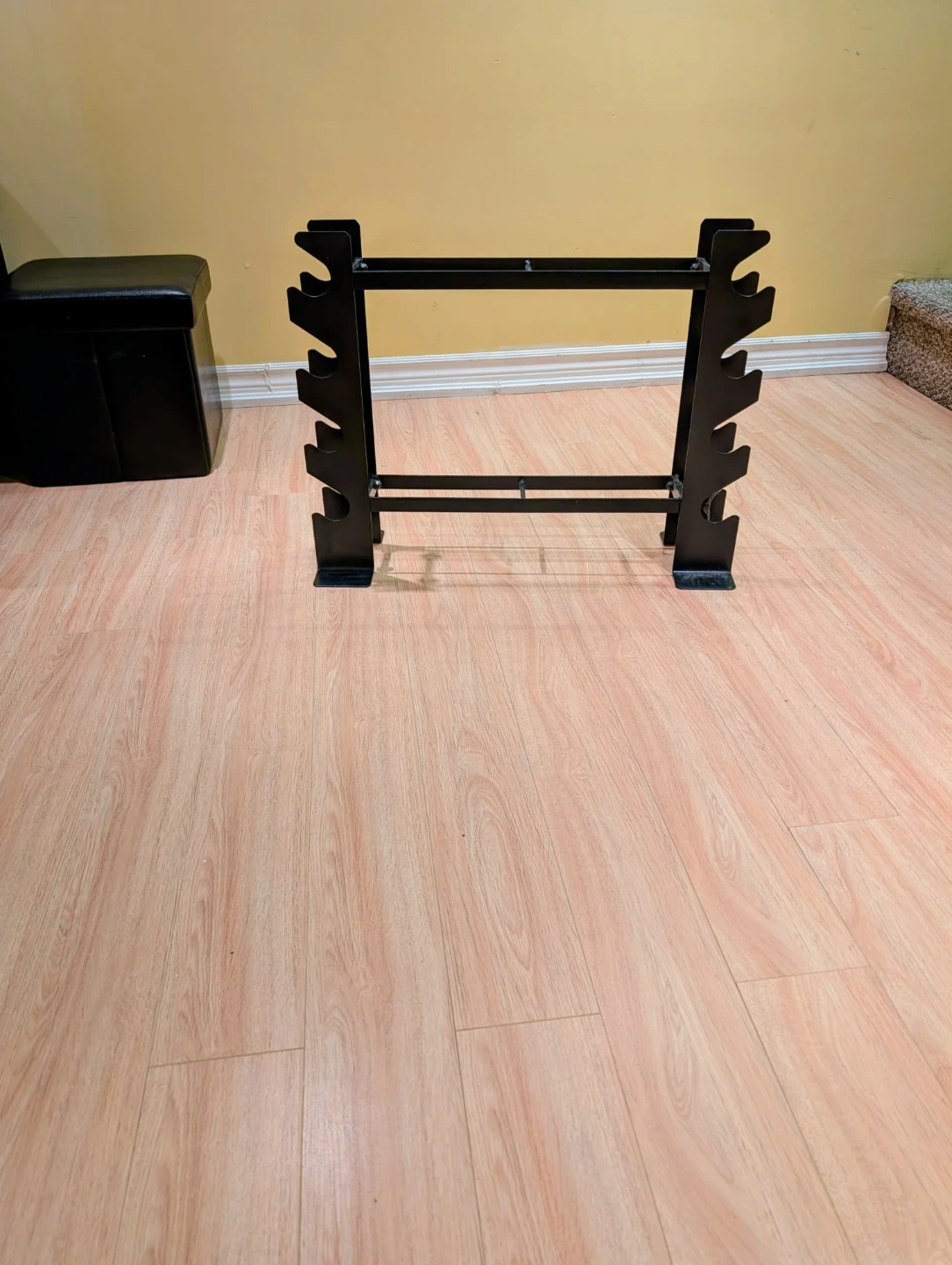 Black 5-Tier Dumbbell Rack