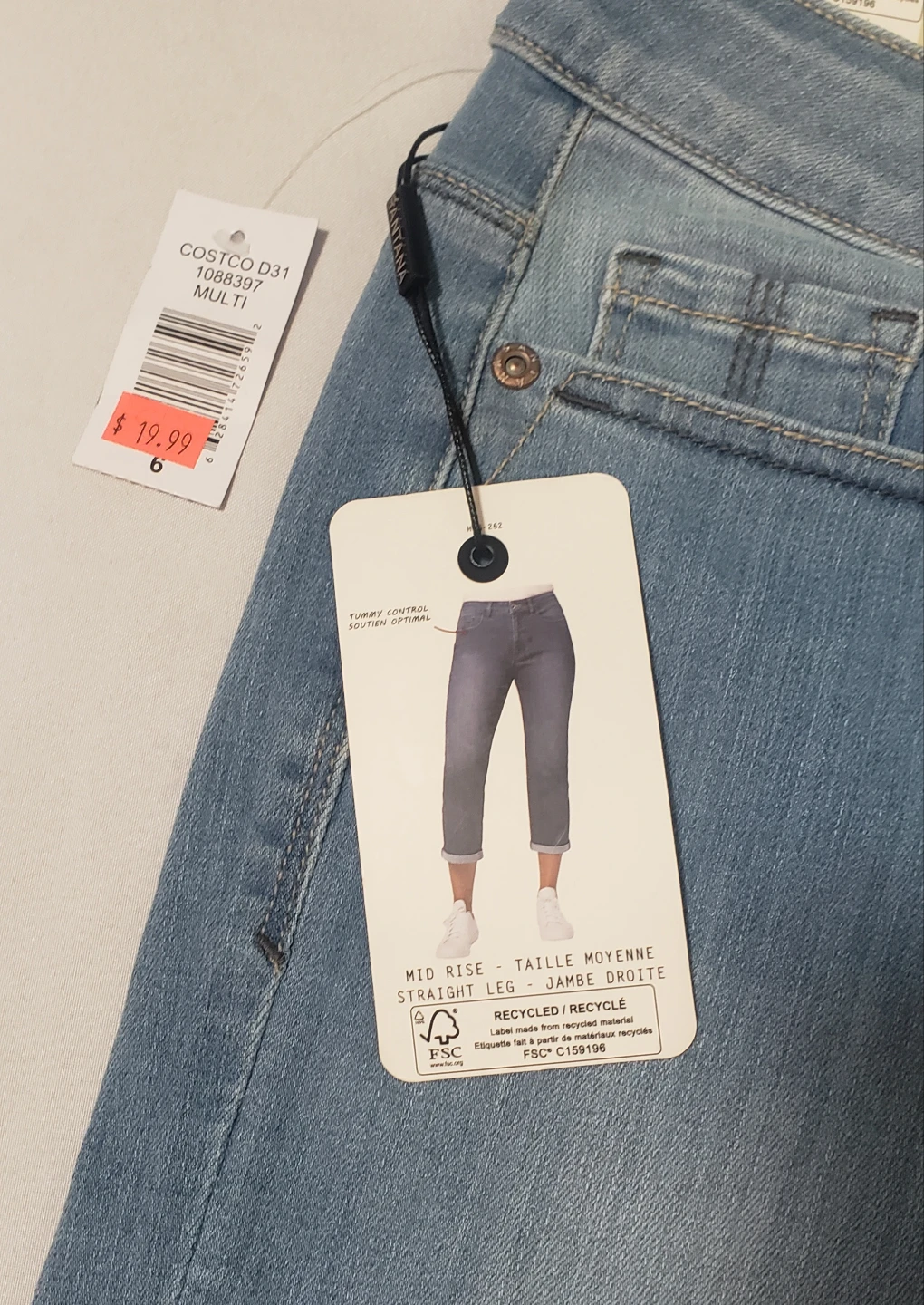 Brand new Women's Santana Jeans Mid Rise Straight - photo 2