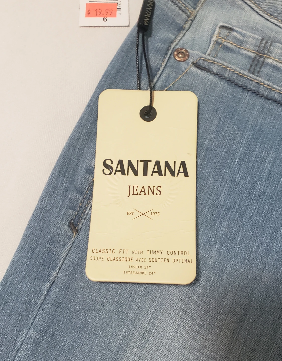 Brand new Women's Santana Jeans Mid Rise Straight - photo 3