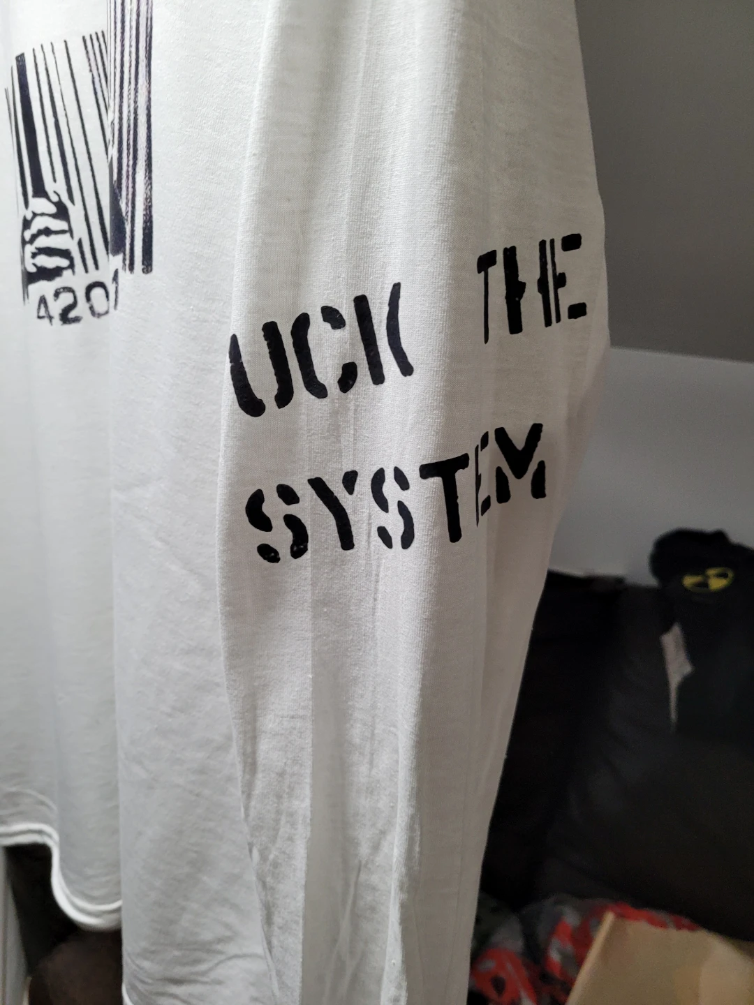 White Long Sleeve ToxicKind T-Shirt - photo 2