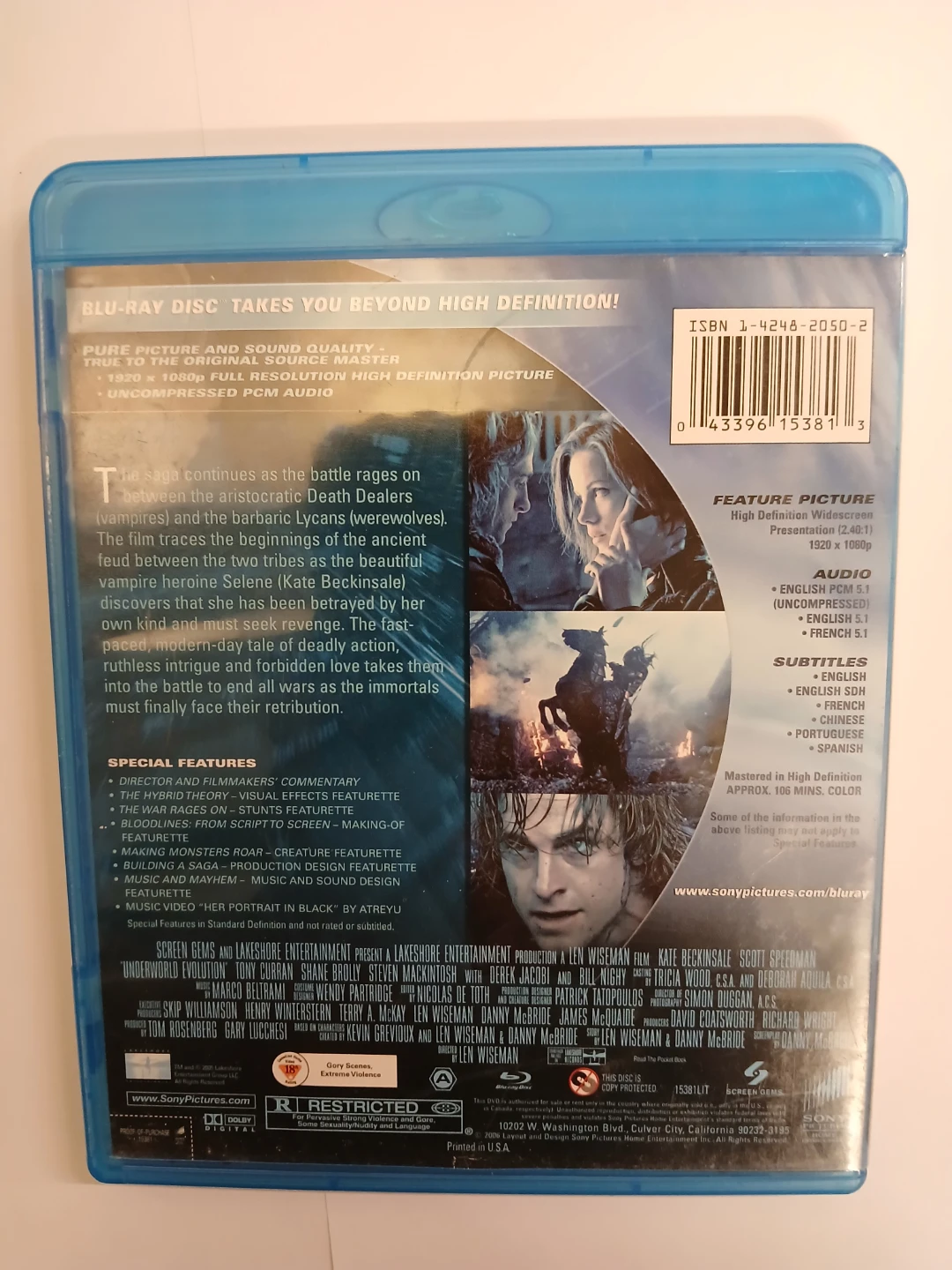 Underworld Evolution Blu-ray - photo 2
