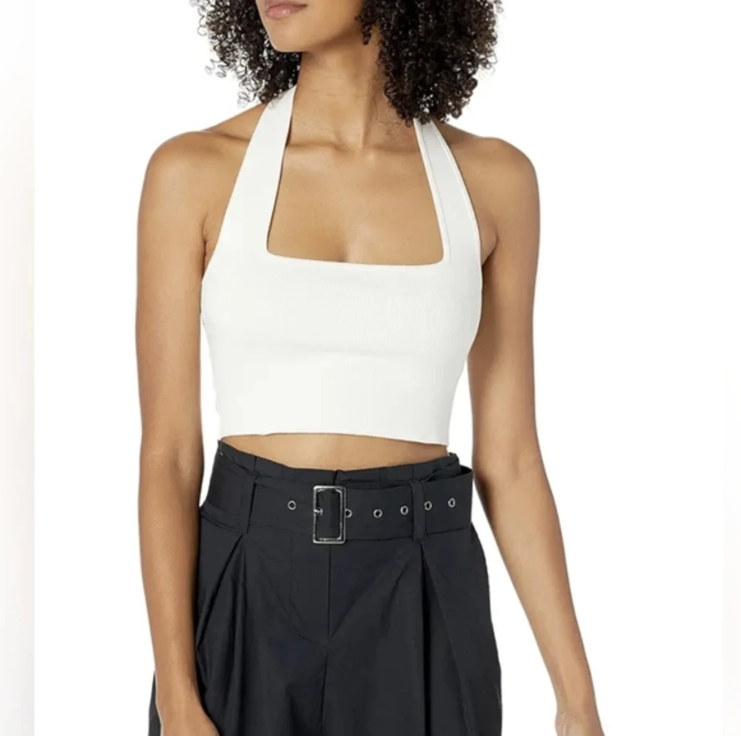 THE DROP | greta crop halter (2pc) - photo 2