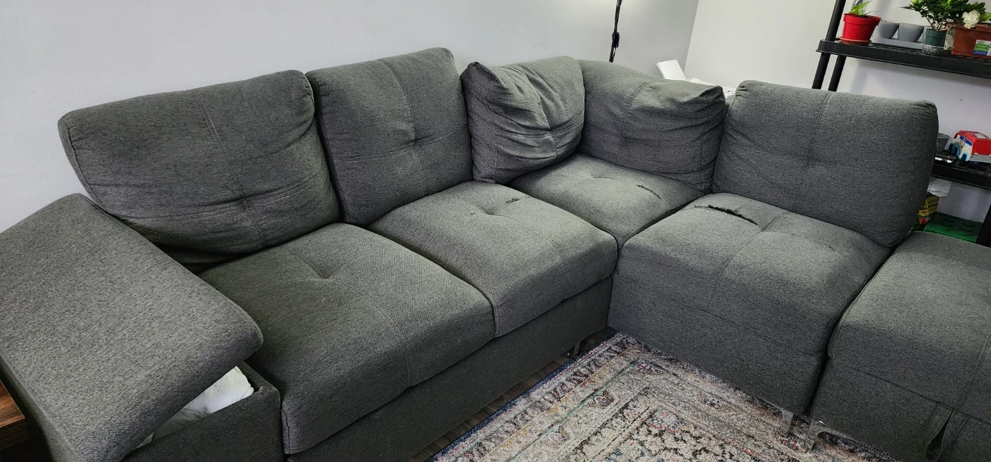 L shaped sofa bed - photo 3