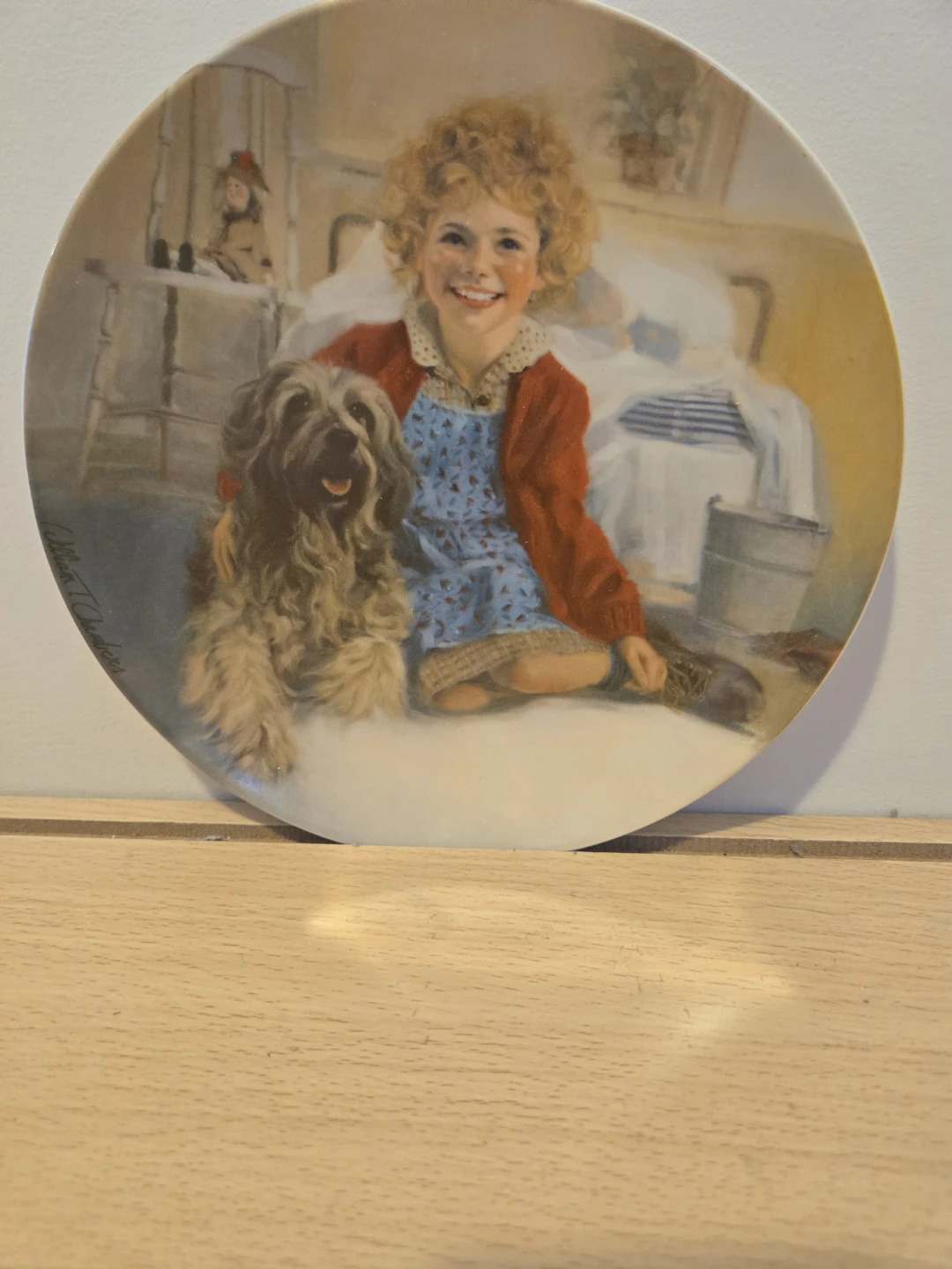 The Knowles China Annie and Sandy Collector's Plate